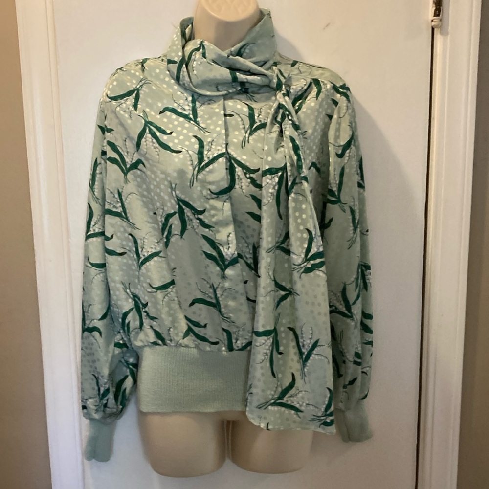 Rare Vintage Castleberry Large l/s blouse 25-258-1